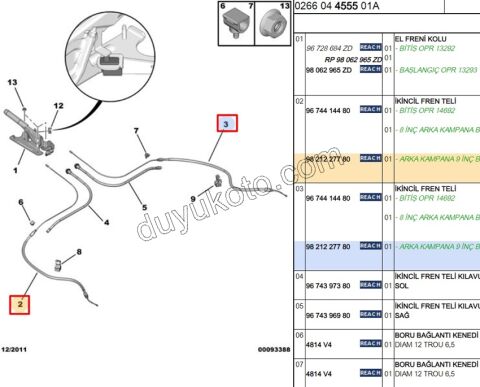 El Fren Teli P301 9 INC