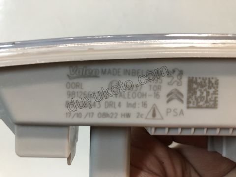 Peugeot Partner Gündüz Farı Led R/L P108 2012-2016
