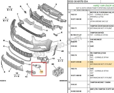 Sol Sis Far Çerçevesi DS41 SIS+ AST+