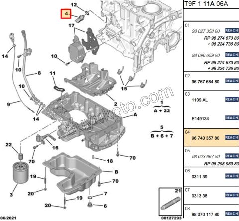 SENSOR YAG MUSUR 3PIN 1.2CC 130HP P3082 EM SOKET