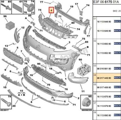 ISKELET ON TAMPON IC C4 CCT