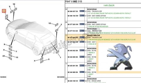 ARMA ON ASLAN P30082 P50082