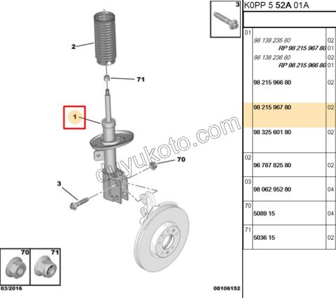 Ön Amortisör EXP4 SCD4