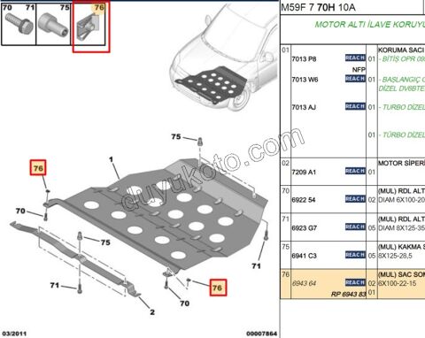 SOMUN SAC KENETLI 6X100-22-15
