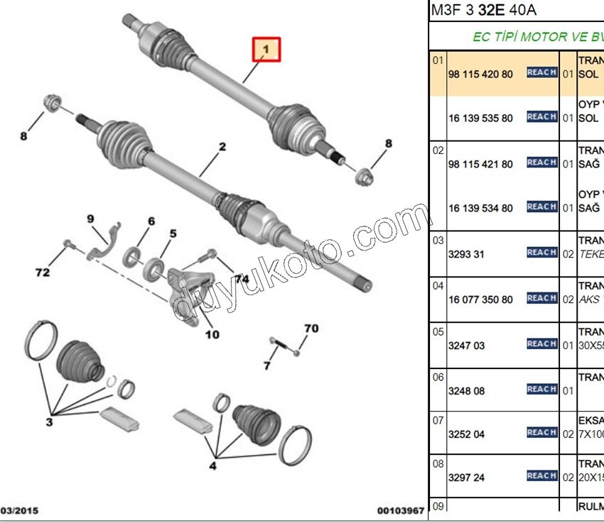 Aks Mili Sol P301 EB2 OTOM AT6