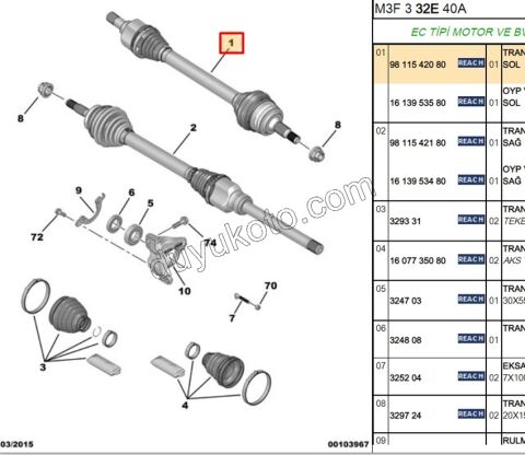 Aks Mili Sol P301 EB2 OTOM AT6