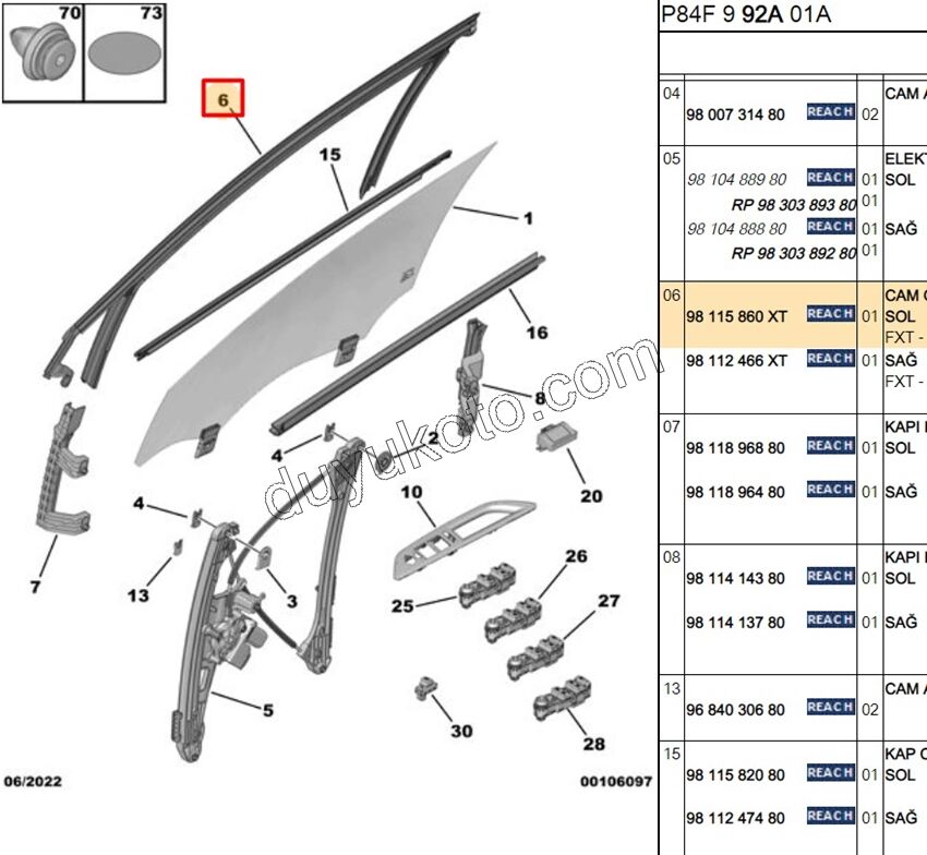 FITIL KAPI CAMI CERCEVE ON L P30082 SIYAH