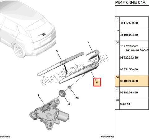 KOL CAM SILGI ARKA P30082 KAPAK+