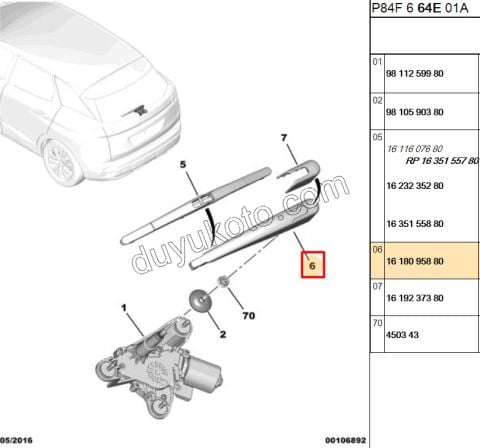 KOL CAM SILGI ARKA P30082 KAPAK+