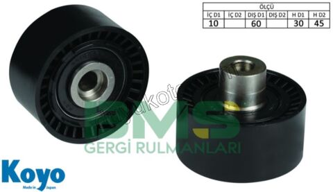 Tek Alternatör Gergi Rulmanı Düz 1.4HDİ/1.6HDİ Euro4
