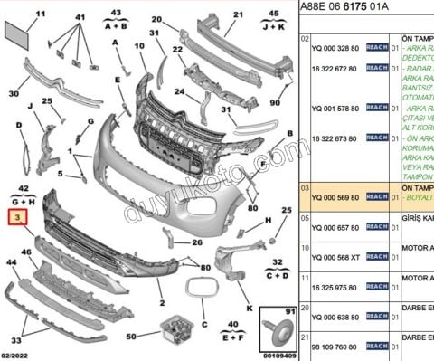 DEFLETOR ON TAMPON ALT C3AIR GRI