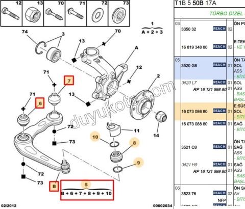 Salıncak Sol P206 TU3A AL4