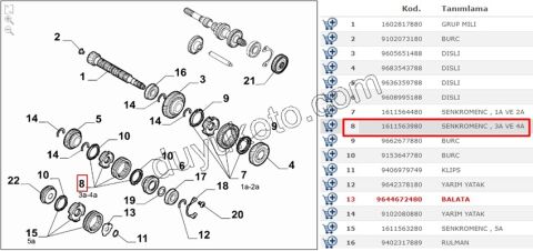SENKROMEC 3.4. VITES