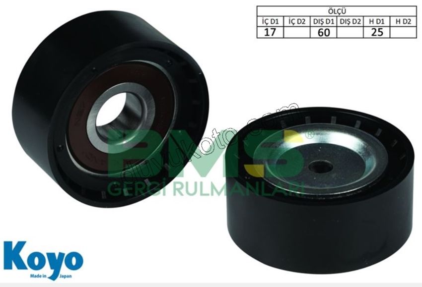 Tek Alternatör Rulmanı PLASTIK