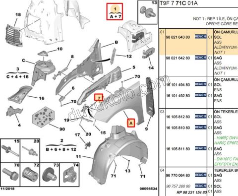 CAMURLUK ON L P3082 P3082GTI