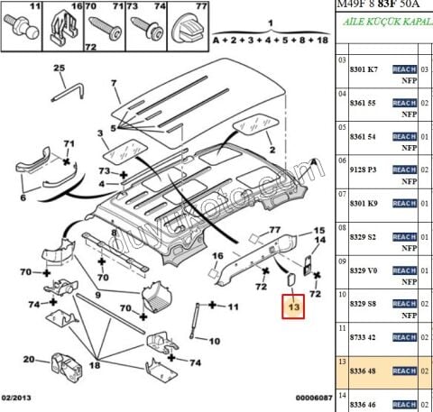 KAPAK TAVAN PLASTIK PRT2