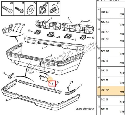 KAPAK CEKI DEMIR ARKA P605