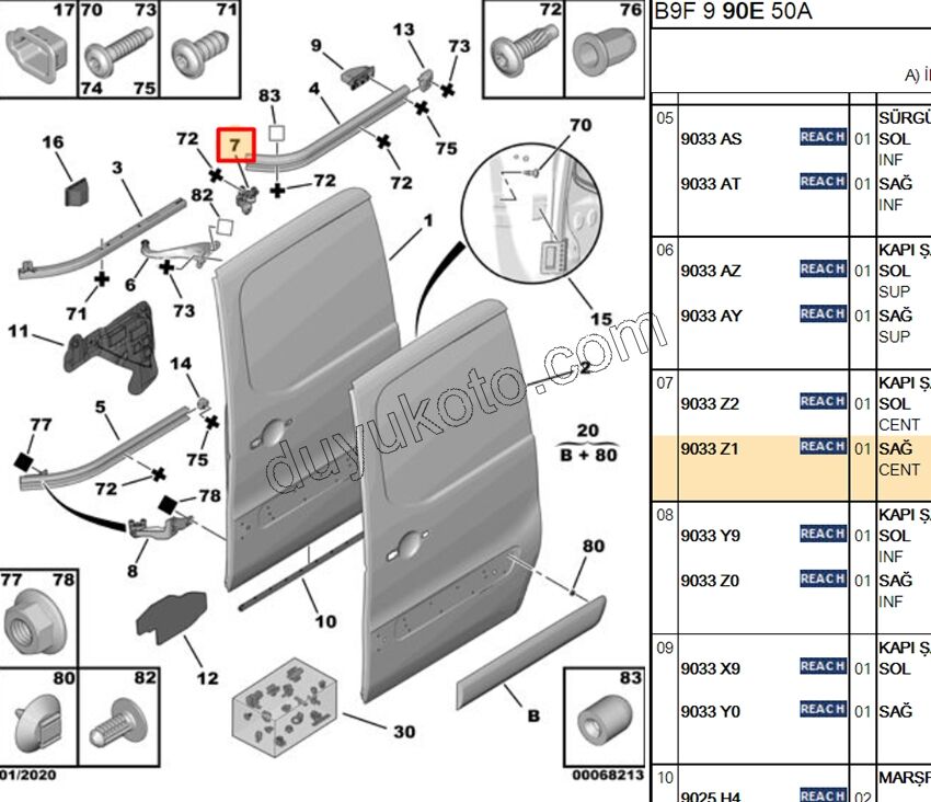 MAKARA SURGULU KAPI ORTA R PRT3
