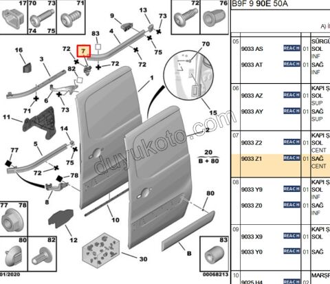 MAKARA SURGULU KAPI ORTA R PRT3
