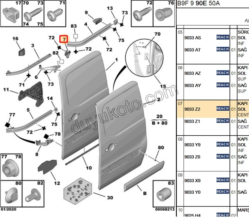 MAKARA SURGULU KAPI ORTA L PRT3