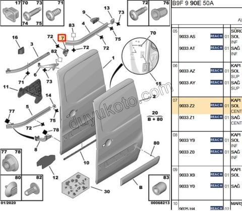 MAKARA SURGULU KAPI ORTA L PRT3
