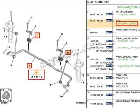 VIRAJ DEMIRI P2081 P20081 21.5 CAP