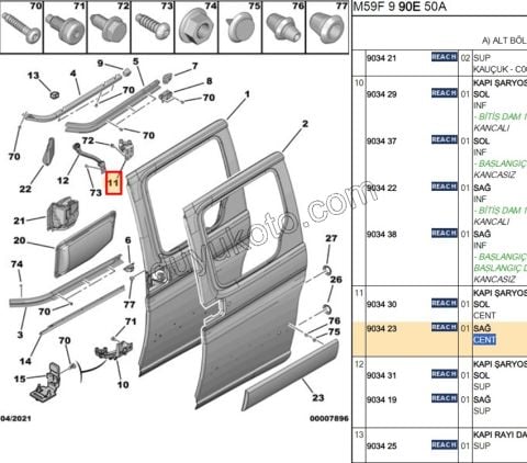 MAKARA SURGULU KAPI ORTA R PRT1 PRT2