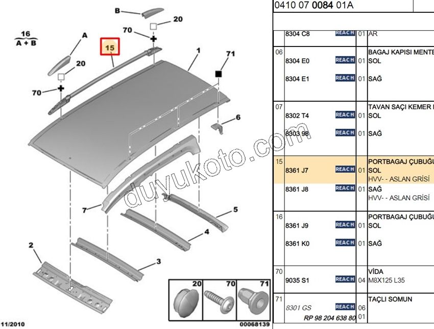 TAVAN BARI L PRT3 GRI