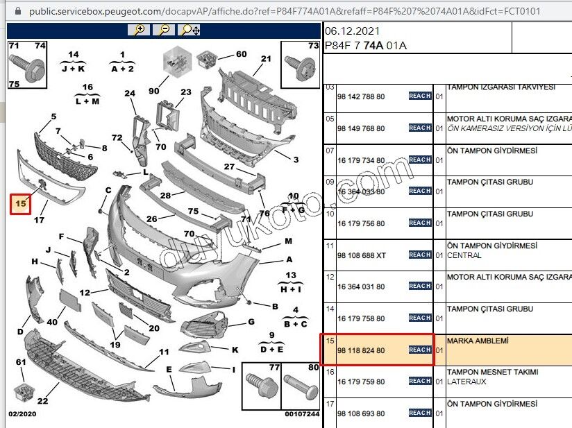 ARMA ASLAN ON TAMPON P30082