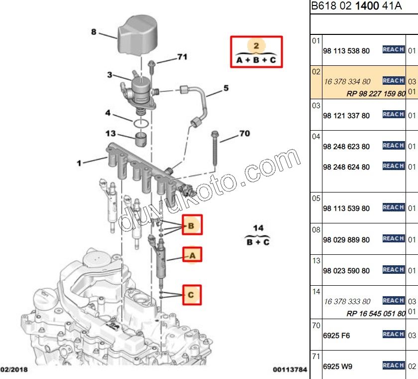 ENJEKTOR 1.2CC 100HP 2020 Sonrası 110HP EURO 6.3