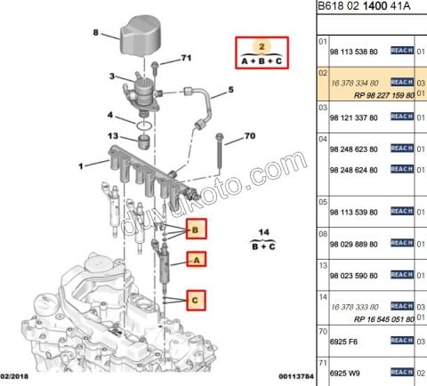 ENJEKTOR 1.2CC 100HP 2020 Sonrası 110HP EURO 6.3