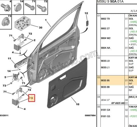 MENTESE ON KAPI ALT L PRT1 PRT2 P306