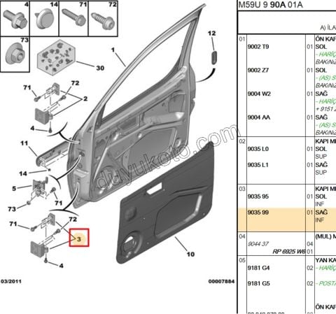 MENTESE ON KAPI ALT R PRT1 PRT2 P306