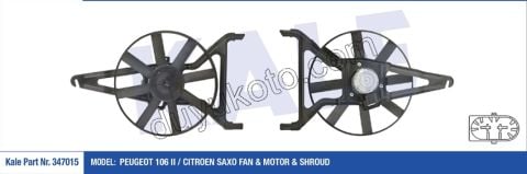 Fan Motoru P106 Klimasız ( AVLUMBAZ)