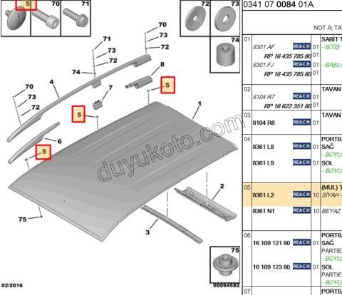 TAPA VIDALI TAVAN TASIYICI PBP SIYAH