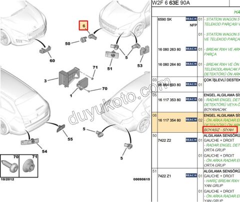 SENSOR PARK P5081 C4 DS5