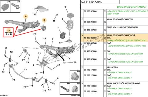 Salıncak KOMPLE RULMAN+ L EXP4