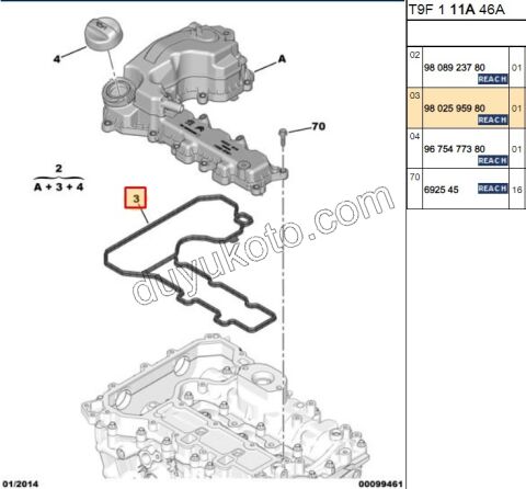CONTA KULBUTOR MOTOR UST 1.2CC 130HP KOMP