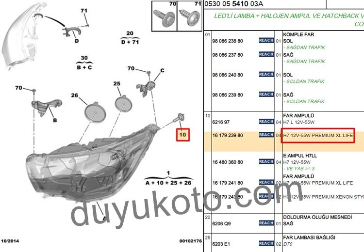 AMPUL  H7  FAR  12V  55W  TK:  1617924180