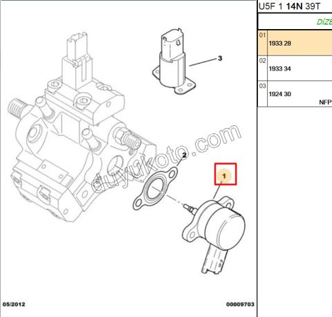 MUSUR BASINC MAZOT POMPA REGULATOR BXR2