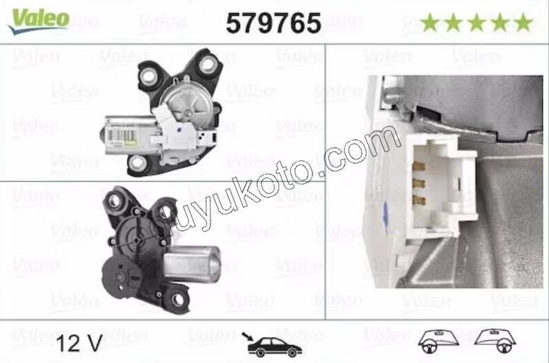 2019> Partner Rifter Berlingo Combo Doblo Proace City MOTOR CAM SILGI ARKA PRT3 (Bagaj Tek Kapak Yukarı Açılır)