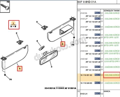 GUNESLIK TK GRI P107 C2 C31 C32