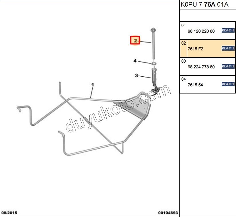 CIVATA ISTEPNE BAGLANTI EXP3 EXP4