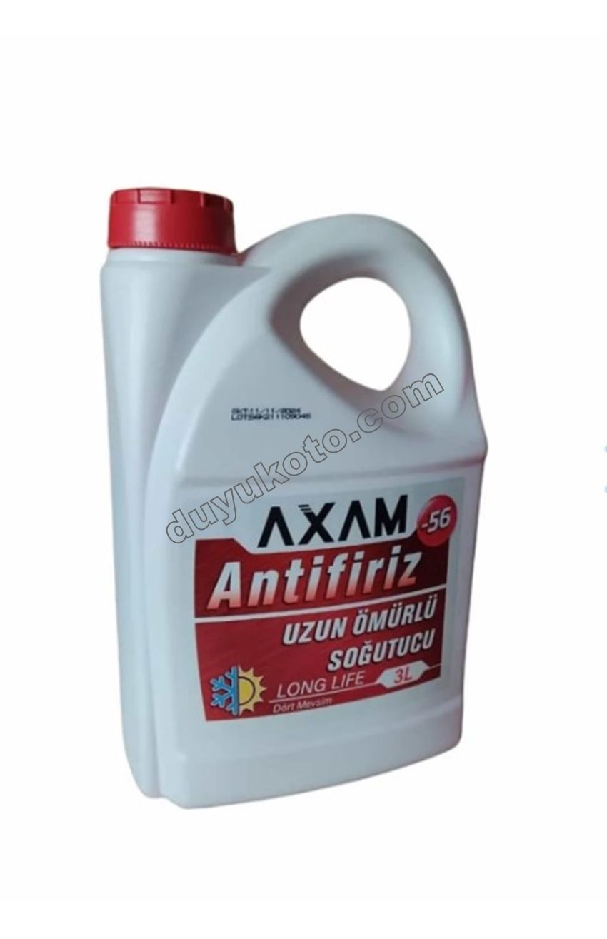 ANTIFIRIZ KIRMIZI 3 LT -56^C OPAR LONGLIFE AXAM