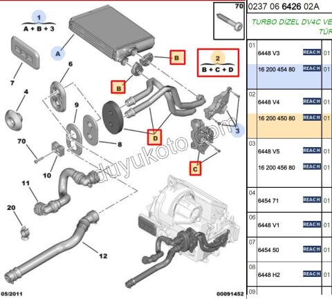 BORU KALORIFER RADYATOR TK YM C33 CCT DS3 RAD