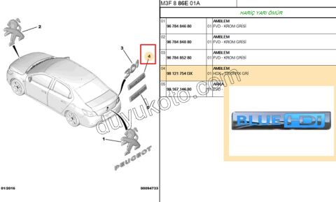 YAZI BLUEHDİ P301
