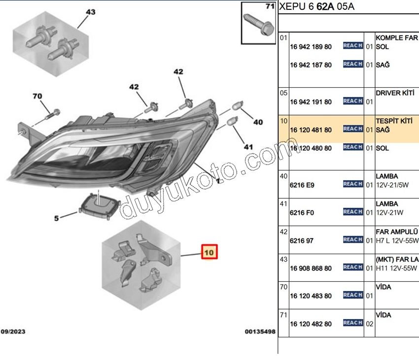AYAK FAR TAMIR TAKIMI R BXR3MQ