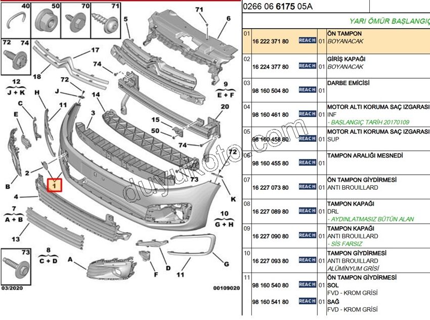 Ön Tampon CELYMQ 2017>