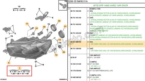 Citroen Celysee Far Sol 2012/2016