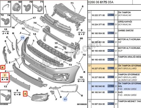 Sis Far Çerçevesi Takım CELYMQ 2017> KROM-